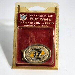Matt Kenseth #17 NASCAR Pewter Money Clip Great American Roush Racing Dewalt VTG